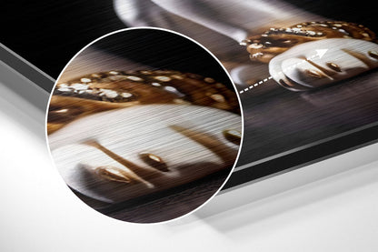 Puppy Brushed Aluminum Dibond Wall Art