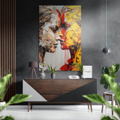 Facedown Brushed Aluminum Dibond Wall Art