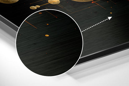 Spheres Brushed Aluminum Dibond Wall Art