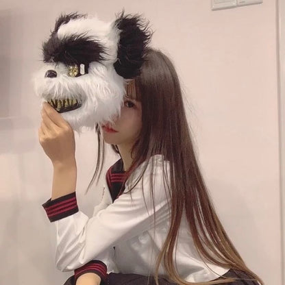 Halloween bloody rabbit mask