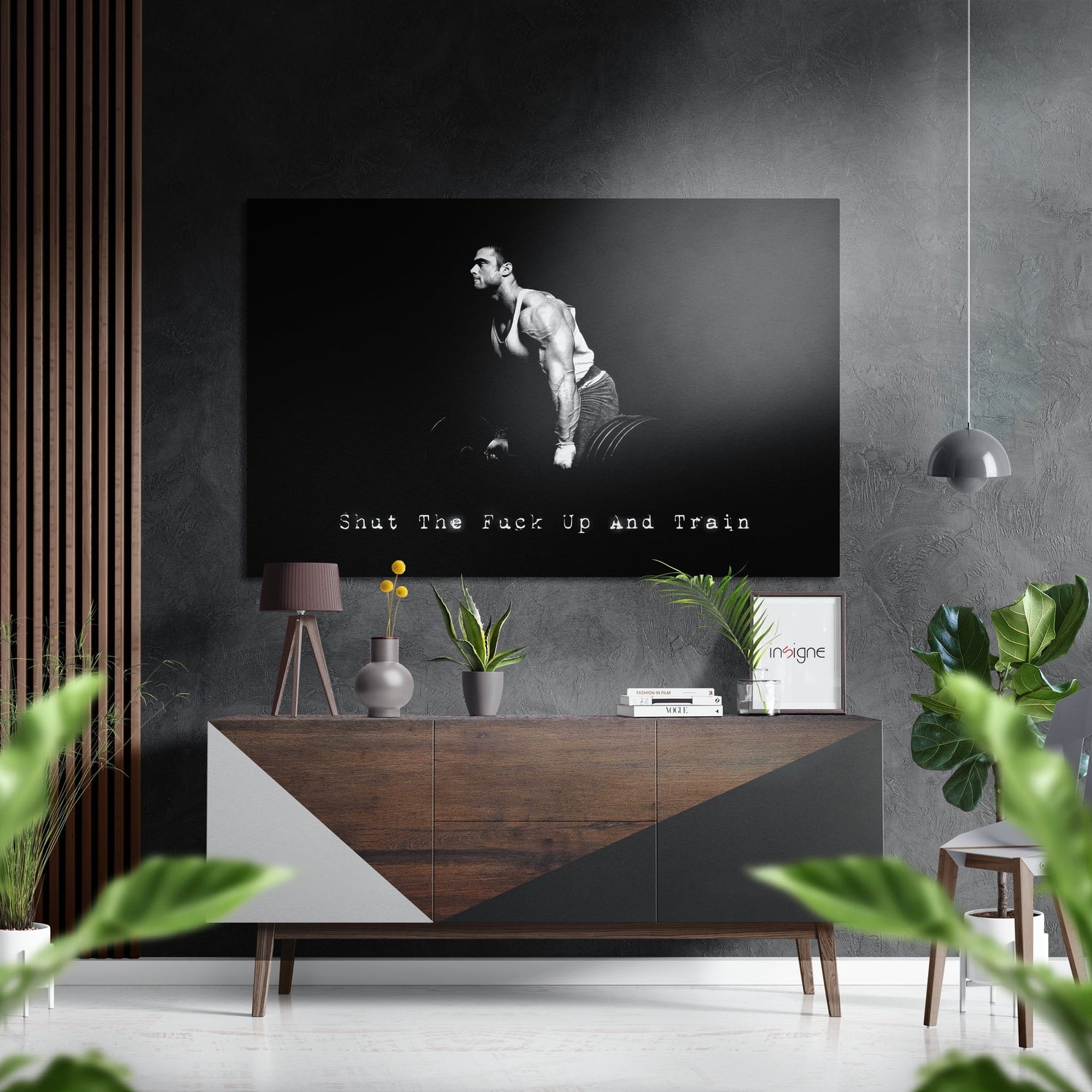 Train Brushed Aluminium Dibond Wall Art