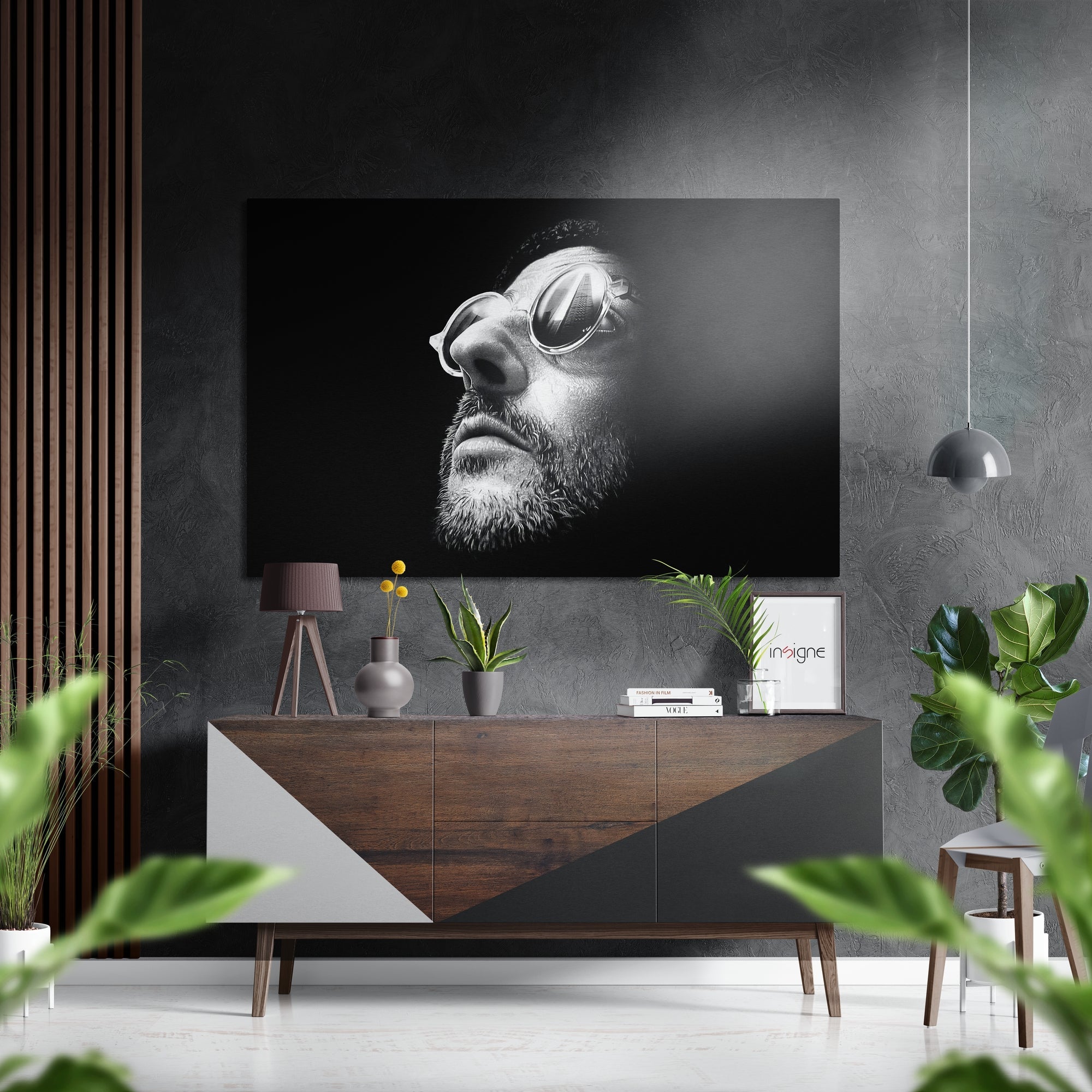 Leon Brushed Aluminium Dibond Wall Art
