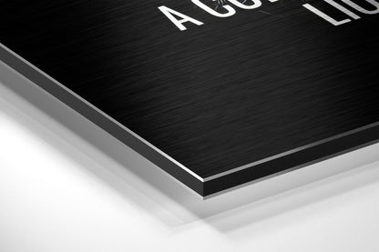 Never Brushed Aluminium Dibond Wall Art