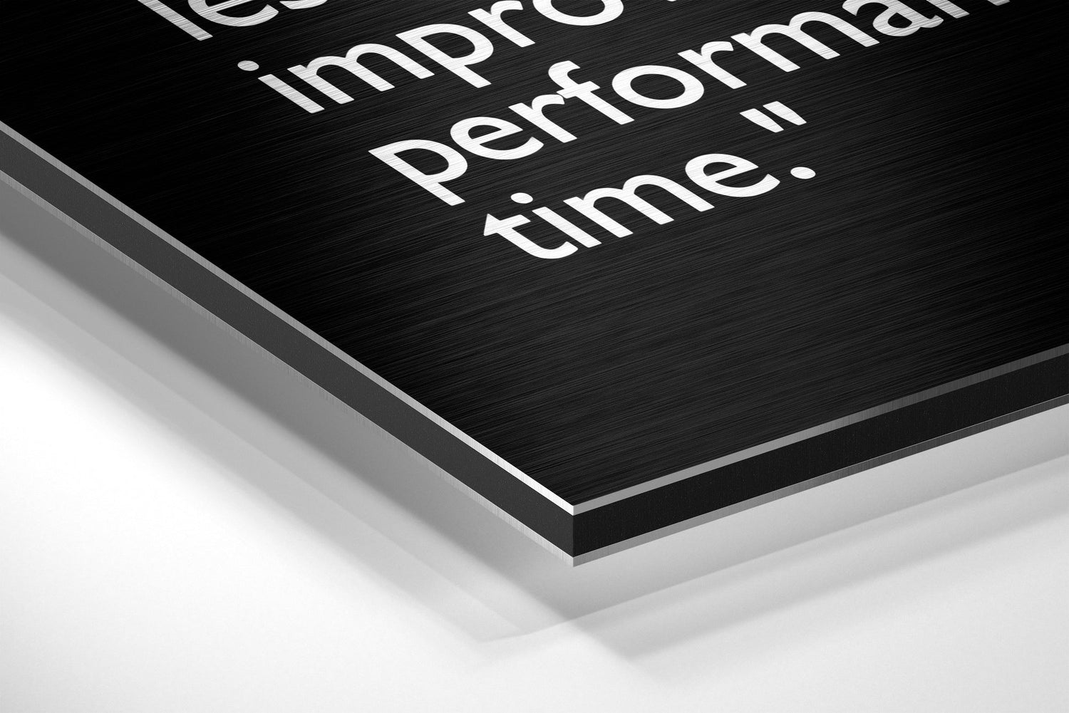 Words of a Civil Rights Leader Brushed Aluminium Dibond Wall Art