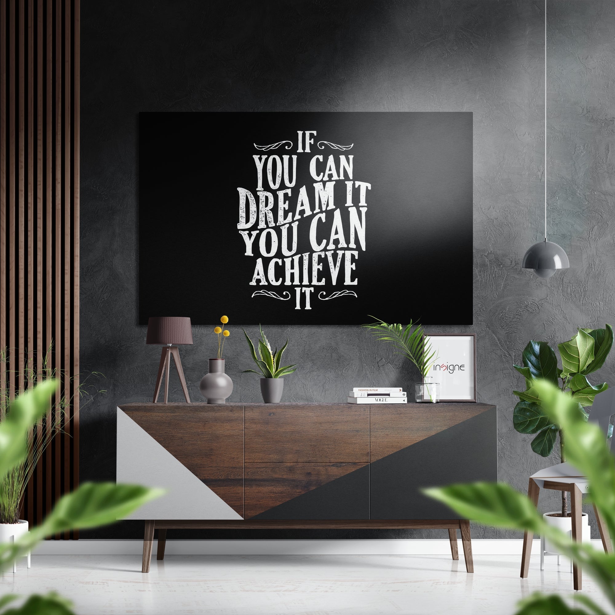 Achievement Brushed Aluminium Dibond Wall Art