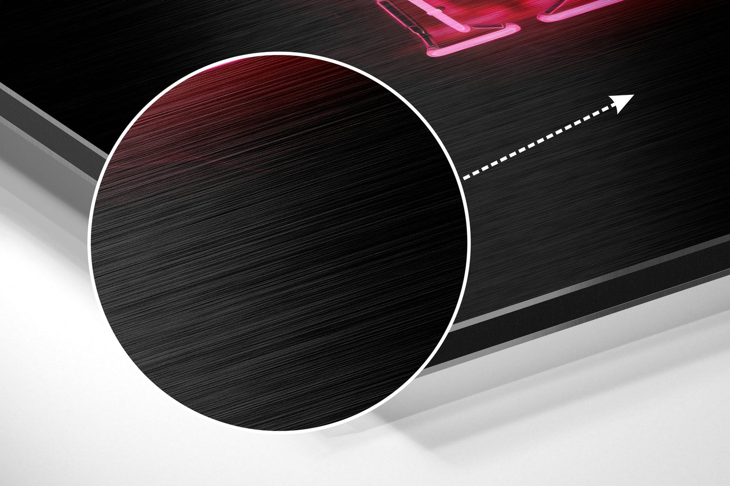 Now Brushed Aluminium Dibond Wall Art