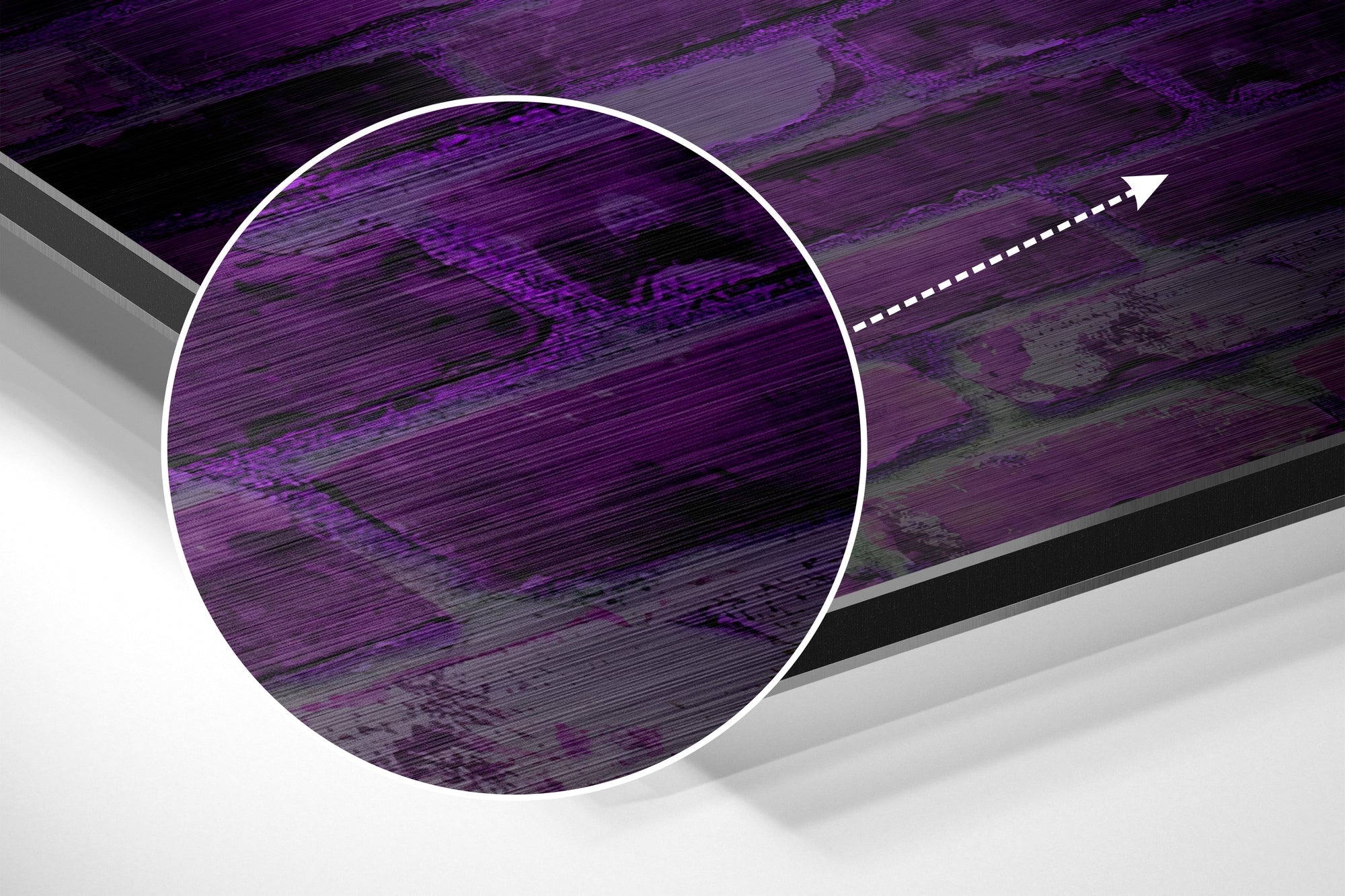 Truth Brushed Aluminium Dibond Wall Art