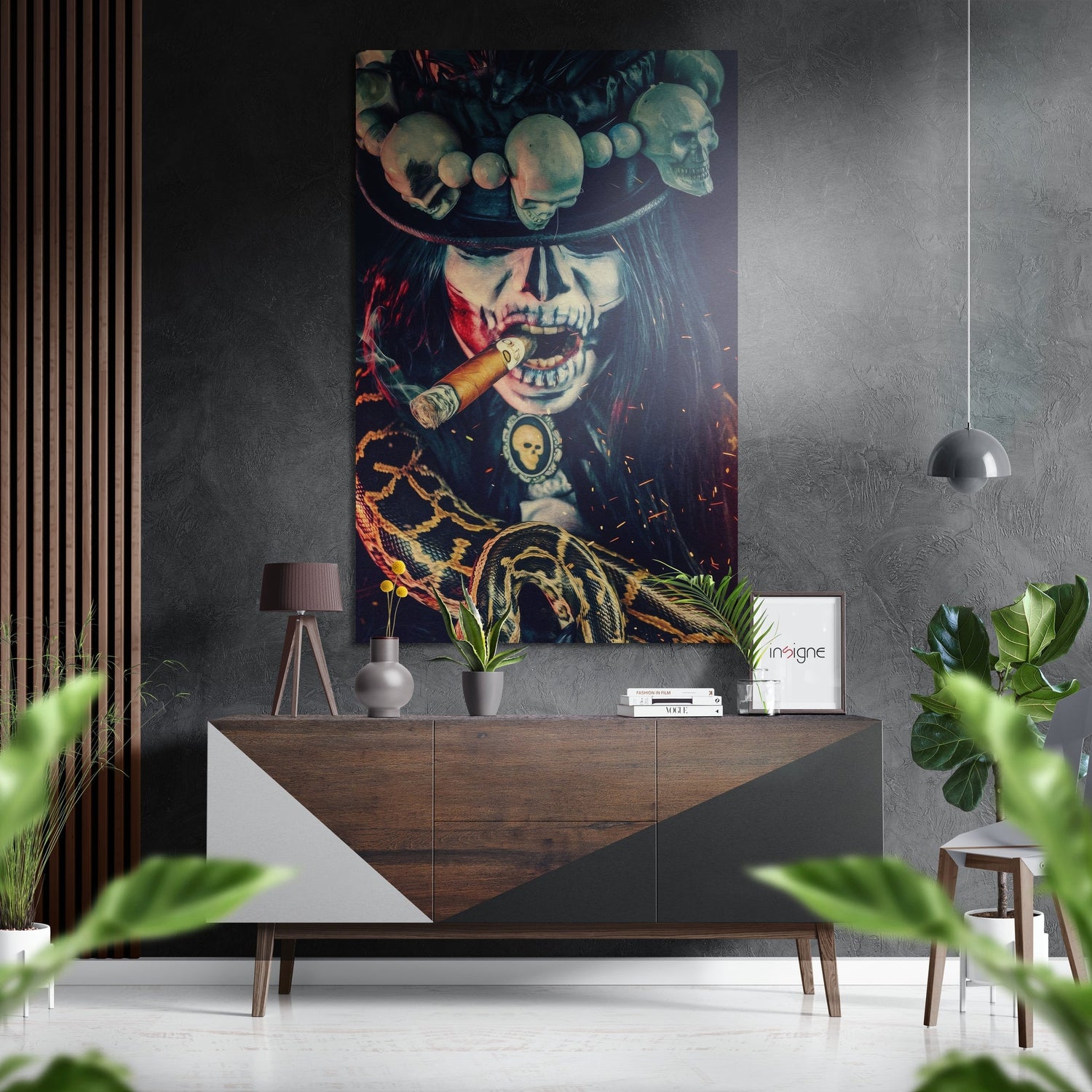 Cuban Brushed Aluminium Dibond Wall Art