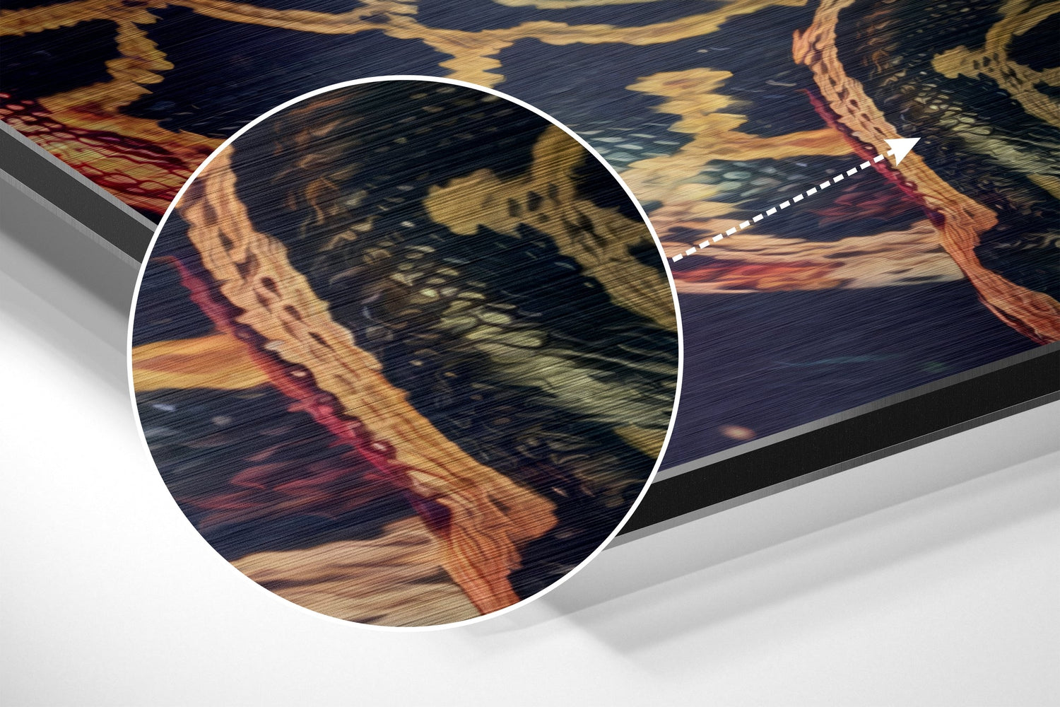 Cuban Brushed Aluminium Dibond Wall Art