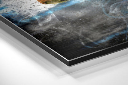 Star Quarterback Brushed Aluminium Dibond Wall Art