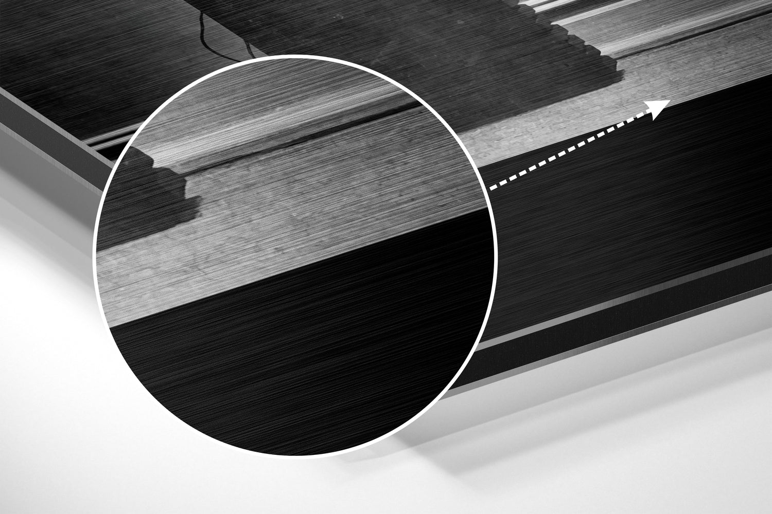 Music Wind Brushed Aluminium Dibond Wall Art