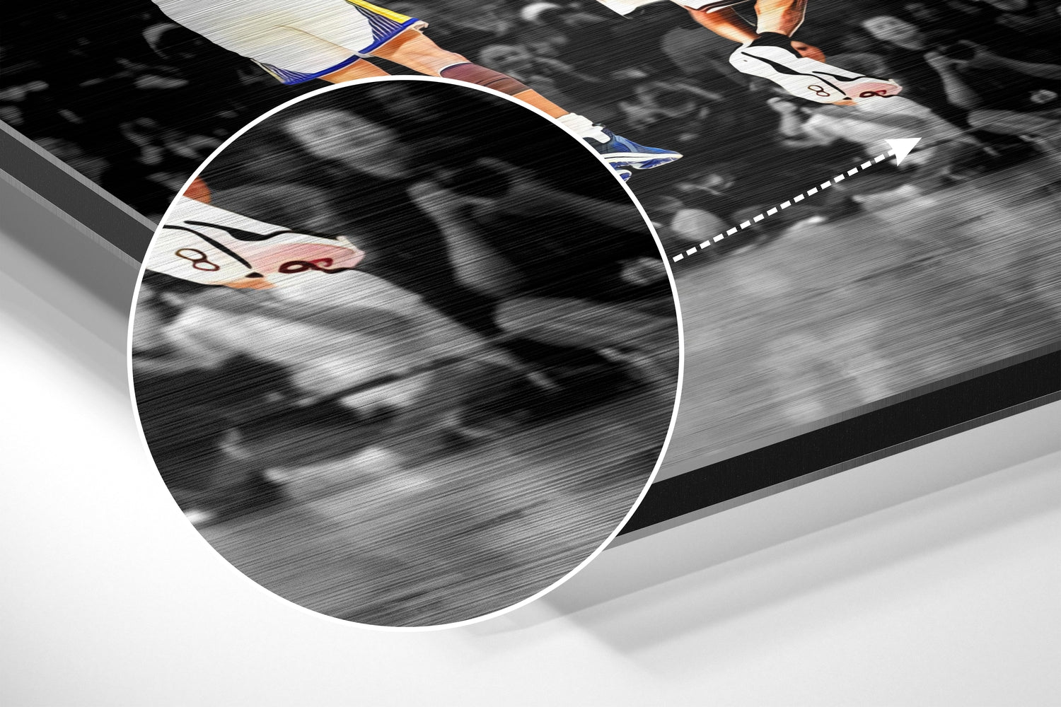 All Star Brushed Aluminium Dibond Wall Art