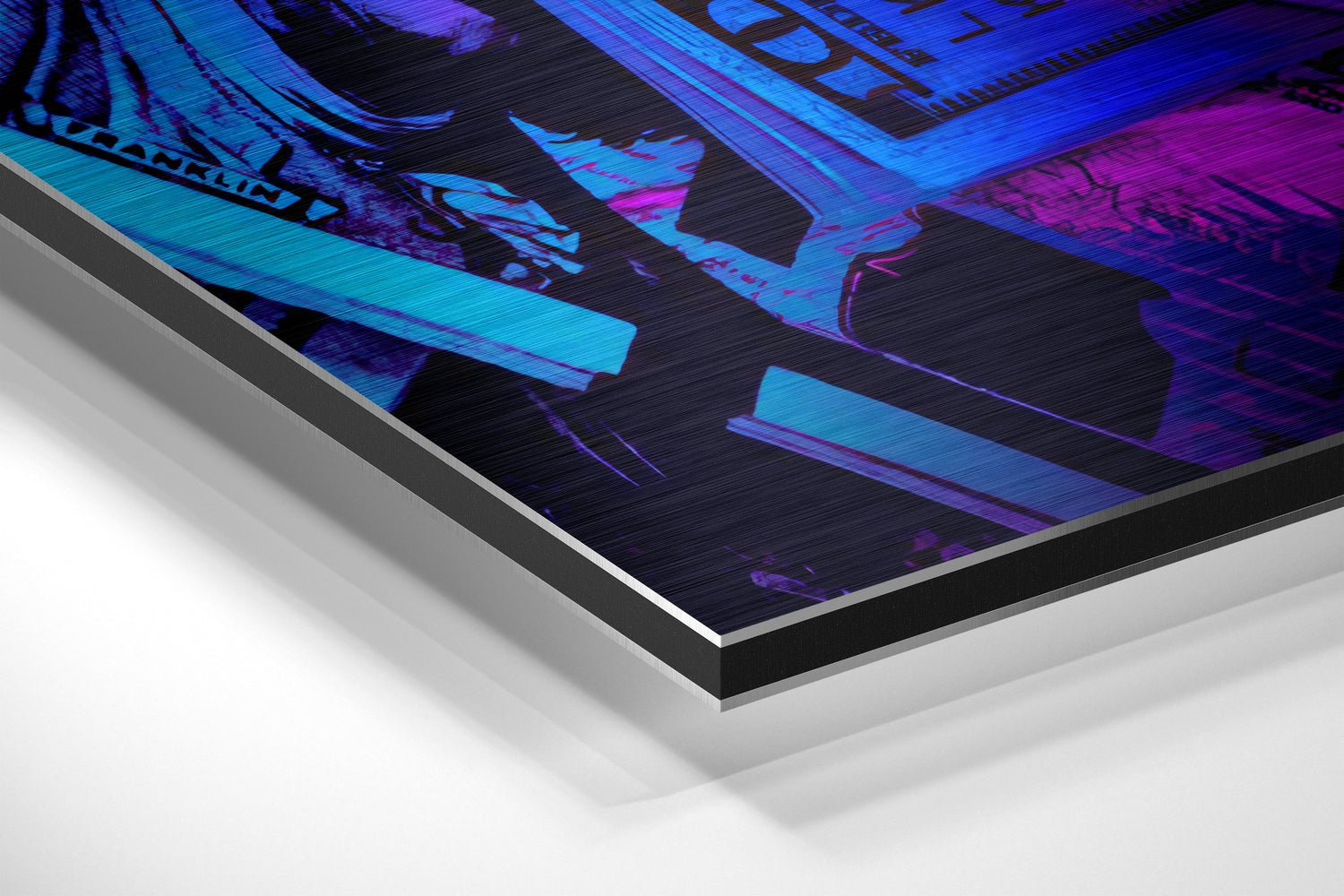 Cash Brushed Aluminium Dibond Wall Art