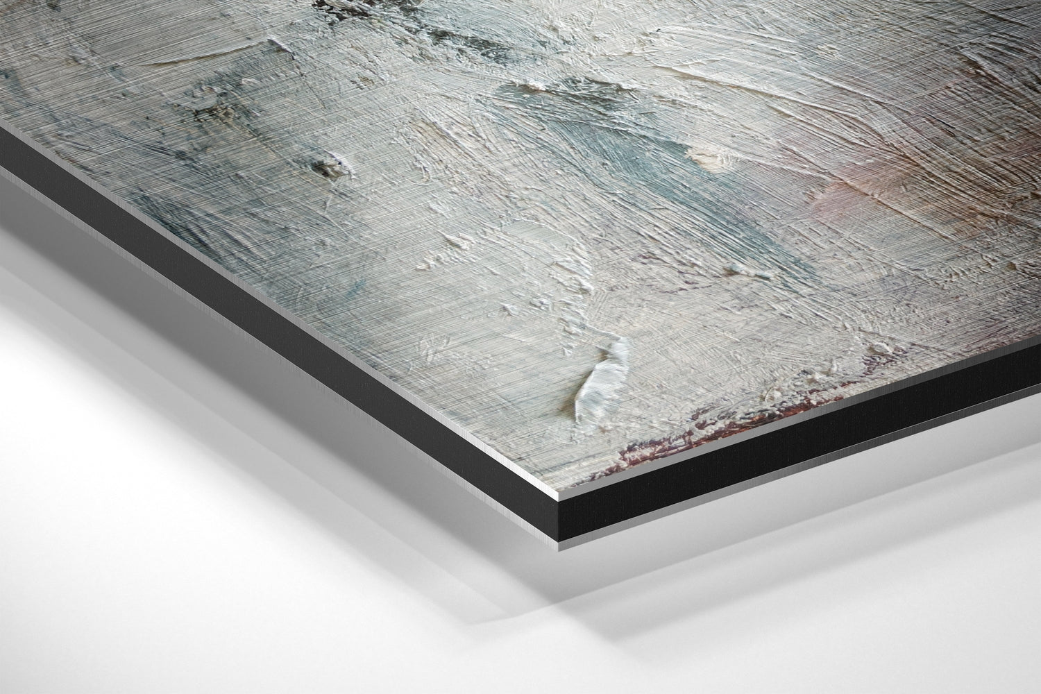 Speechless Face Brushed Aluminium Dibond Wall Art
