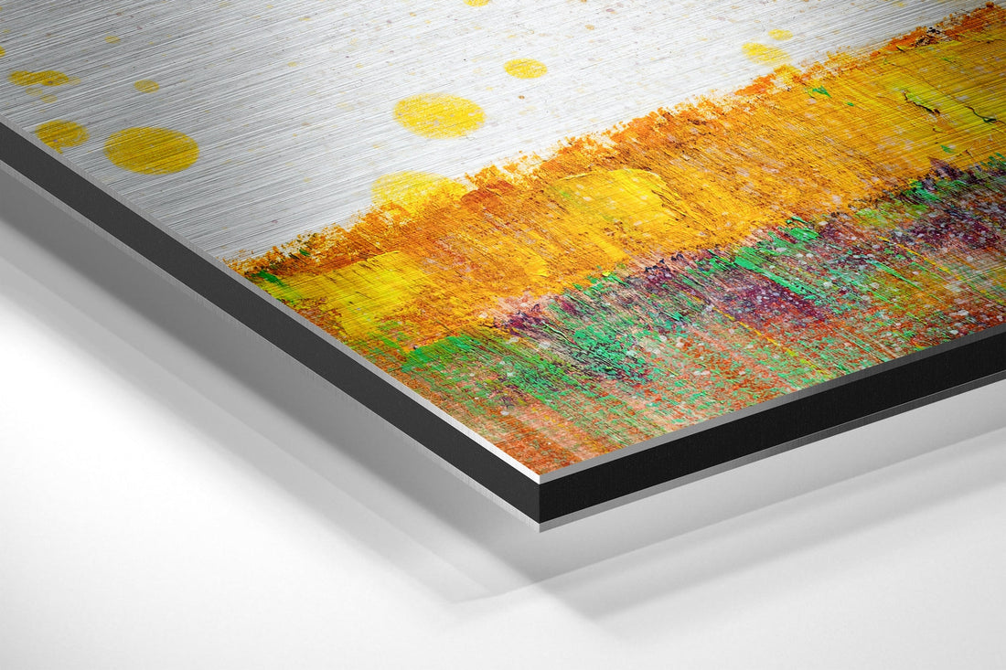 Lonely Tree Brushed Aluminium Dibond Wall Art