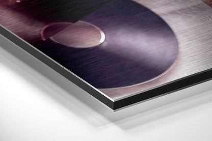 Sliced Collage Woman Face Brushed Aluminium Dibond Wall Art
