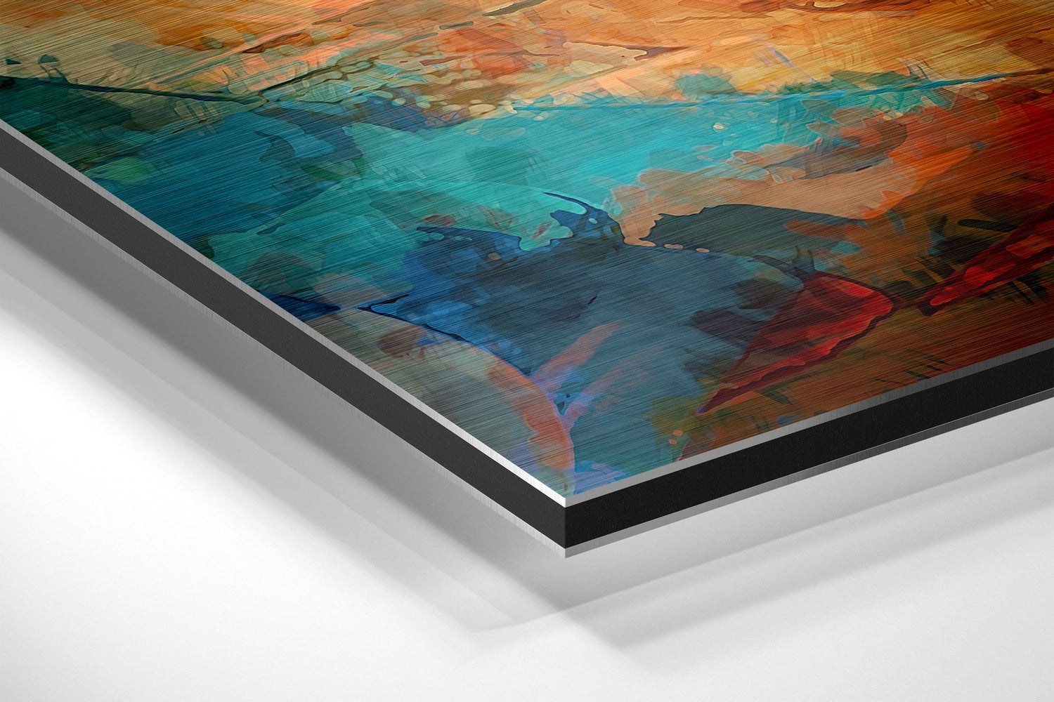 Colors of Flower Brushed Aluminium Dibond Wall Art