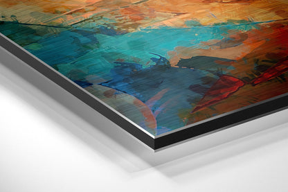 Colors of Flower Brushed Aluminium Dibond Wall Art