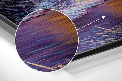River View Brushed Aluminium Dibond Wall Art