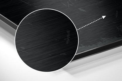 Shadows Brushed Aluminium Dibond Wall Art