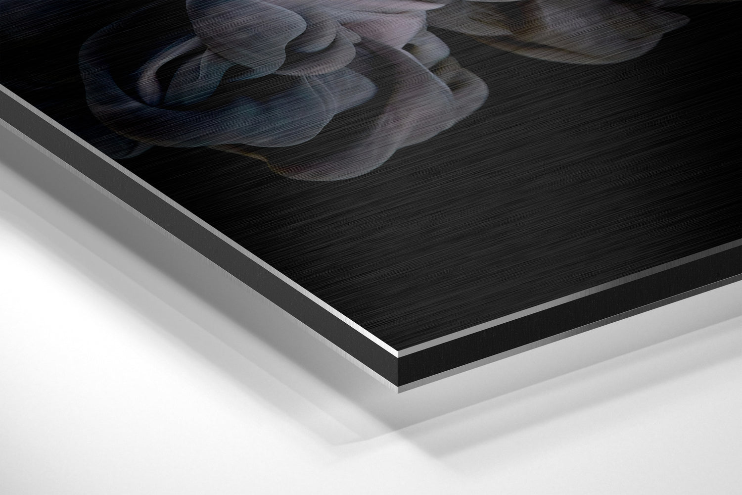 Pinky Fume Brushed Aluminium Dibond Wall Art