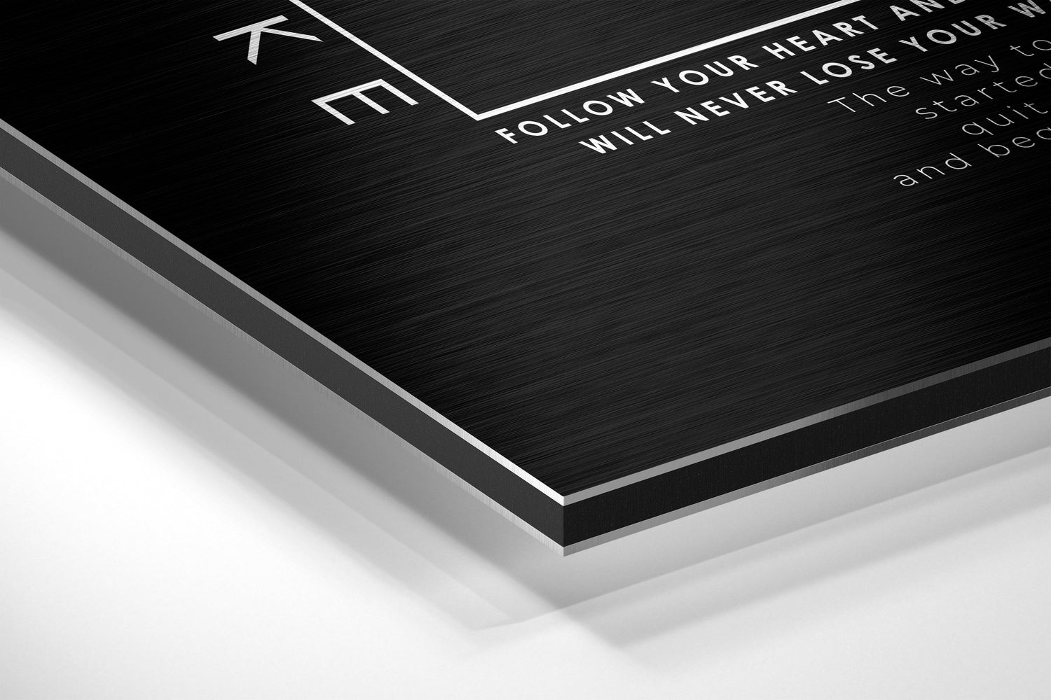 New York Brushed Aluminium Dibond Wall Art
