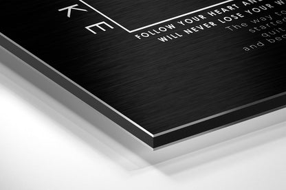 New York Brushed Aluminium Dibond Wall Art