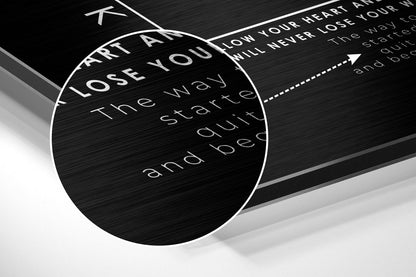 New York Brushed Aluminium Dibond Wall Art