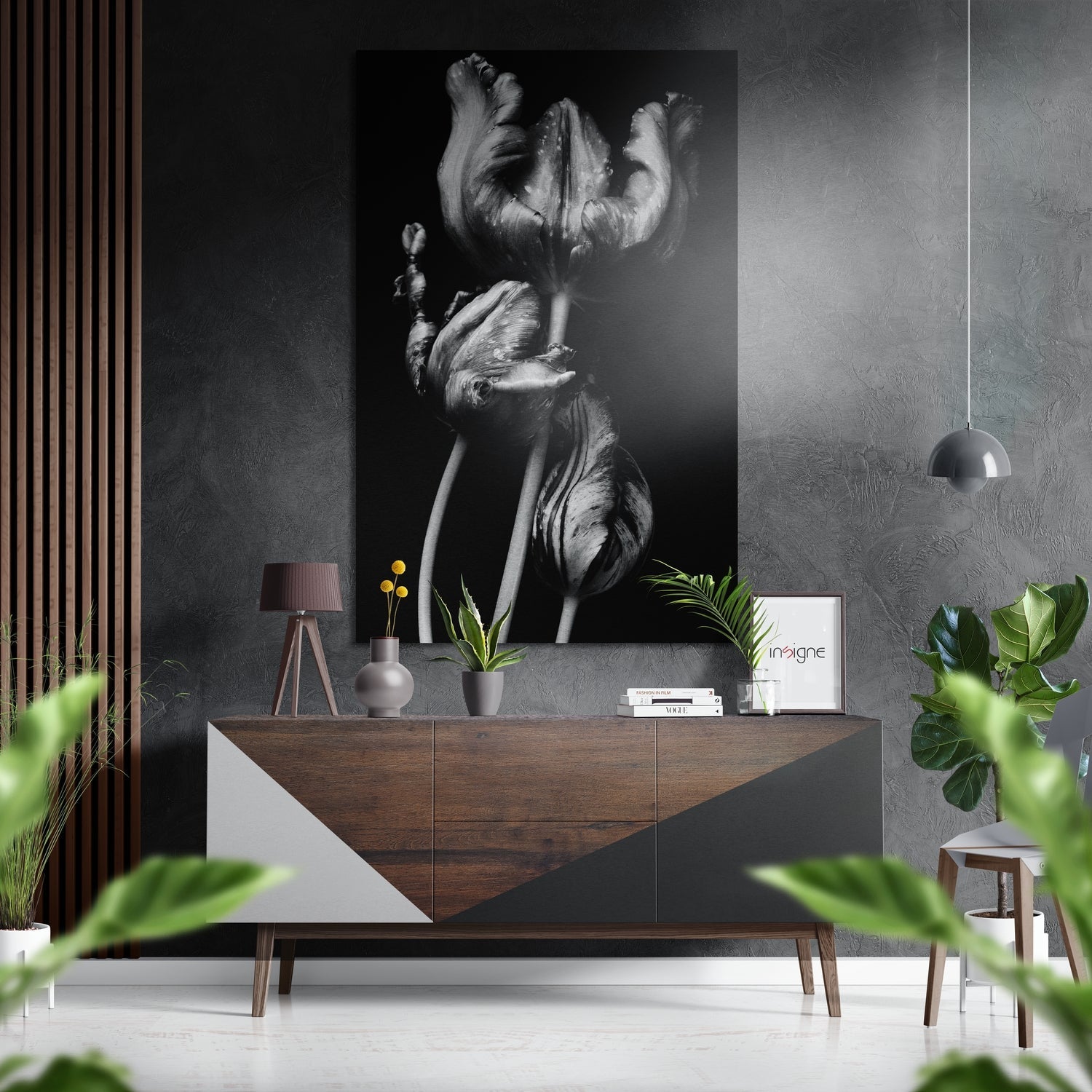 Verge of Blooming Brushed Aluminium Dibond Wall Art