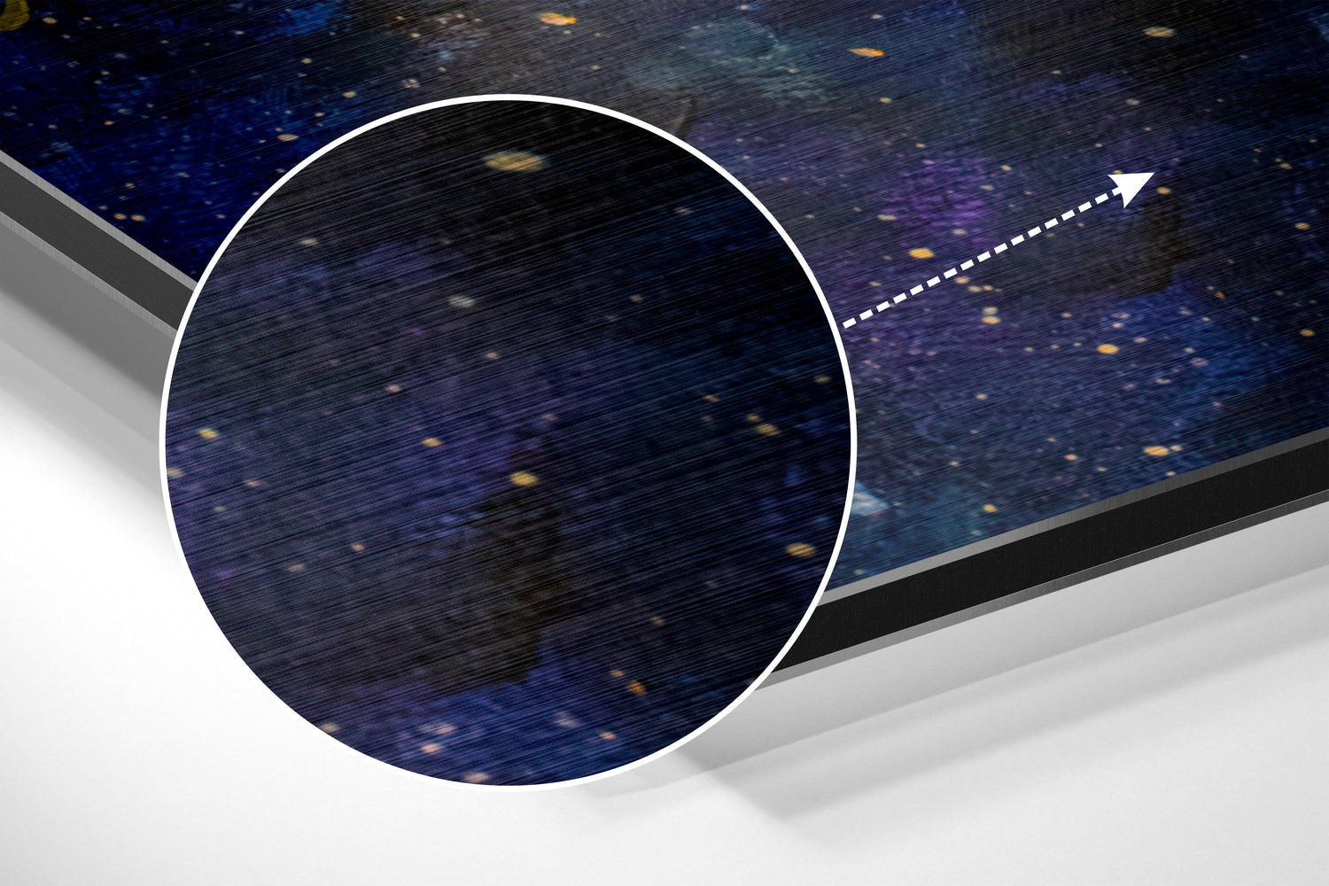Moonfall  Brushed Aluminium Dibond Wall Art