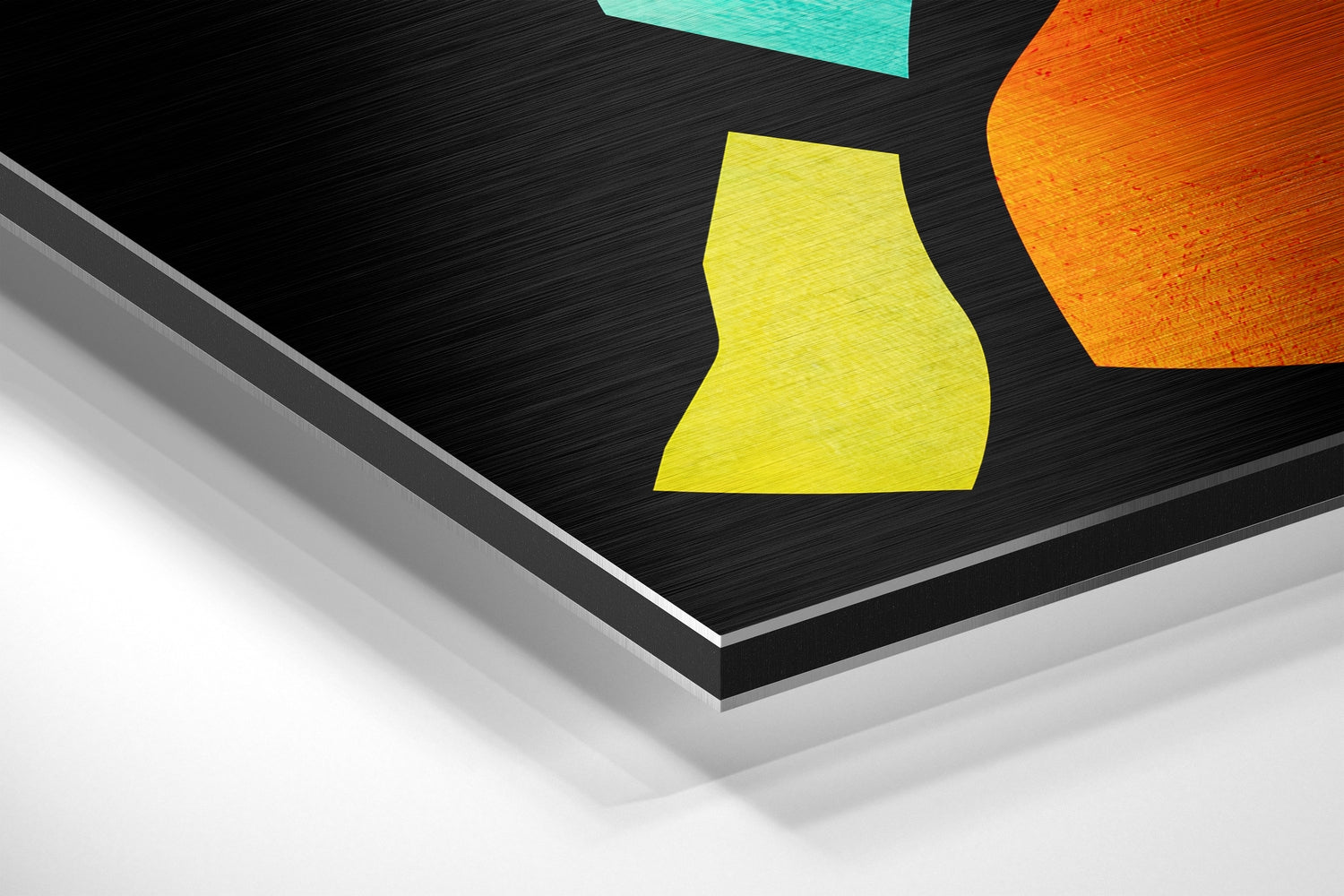 Giraffe Style Brushed Aluminium Dibond Wall Art