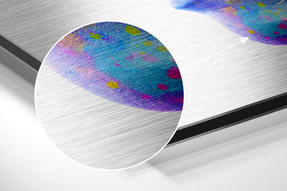 Blossoming Ideas Brushed Aluminium Dibond Wall Art