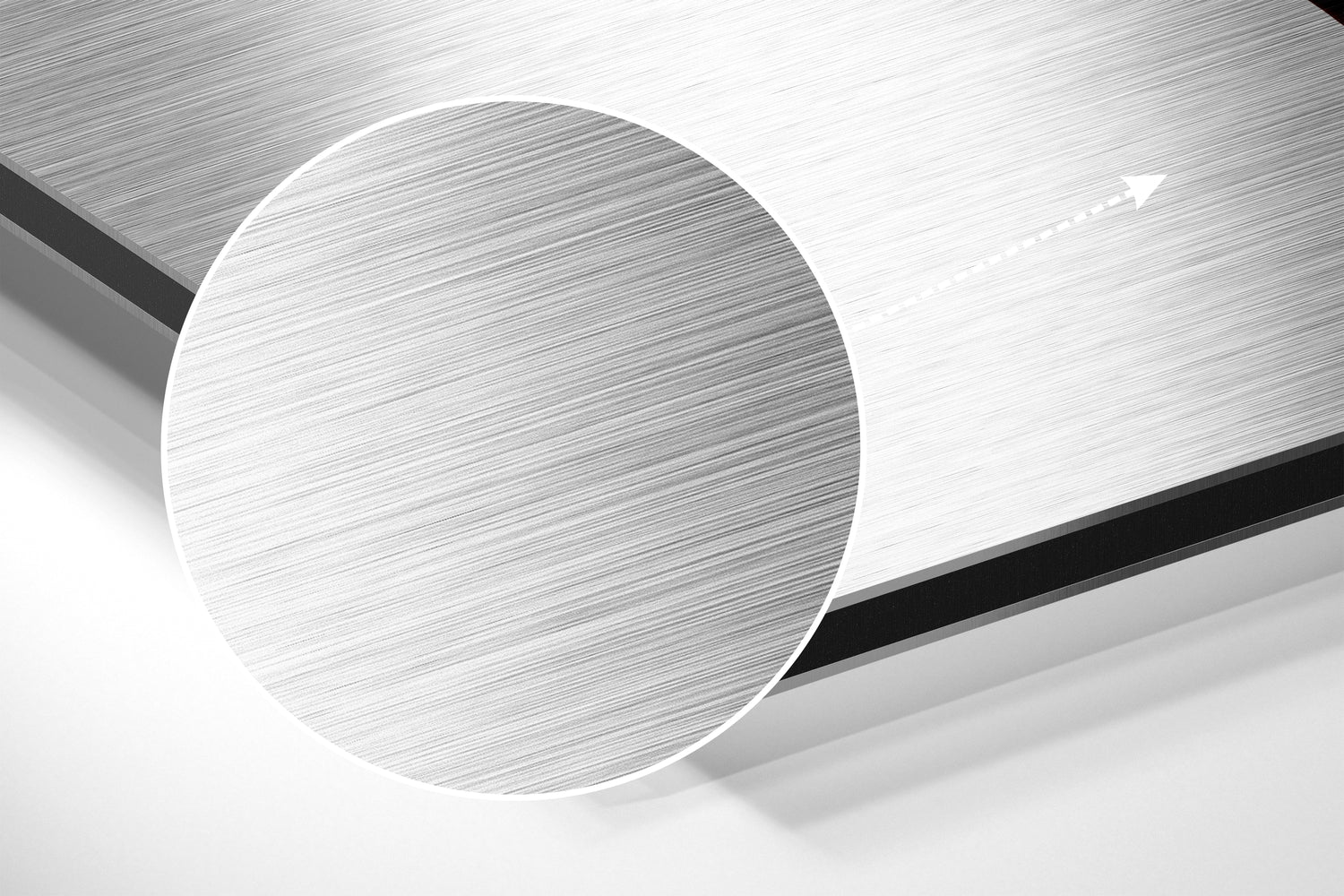 Rainbow Paint Face On White Brushed Aluminium Dibond Wall Art