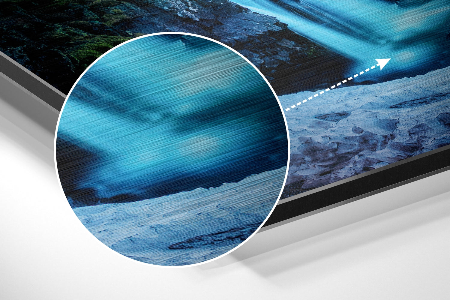 View Brushed Aluminium Dibond Wall Art