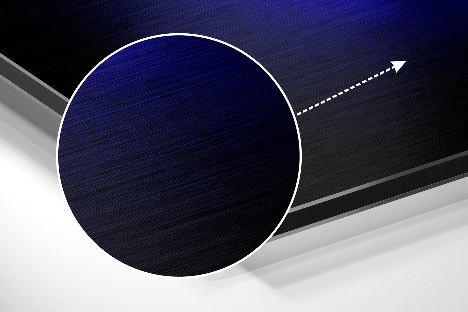 Create Today Brushed Aluminium Dibond Wall Art