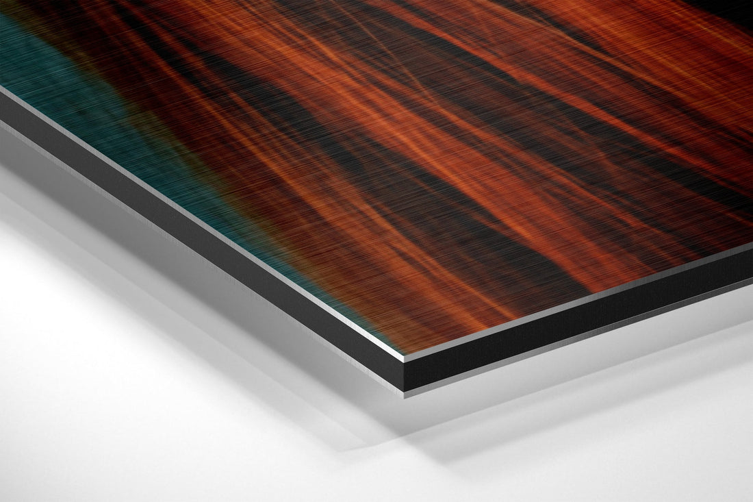 Lollipop Brushed Aluminium Dibond Wall Art