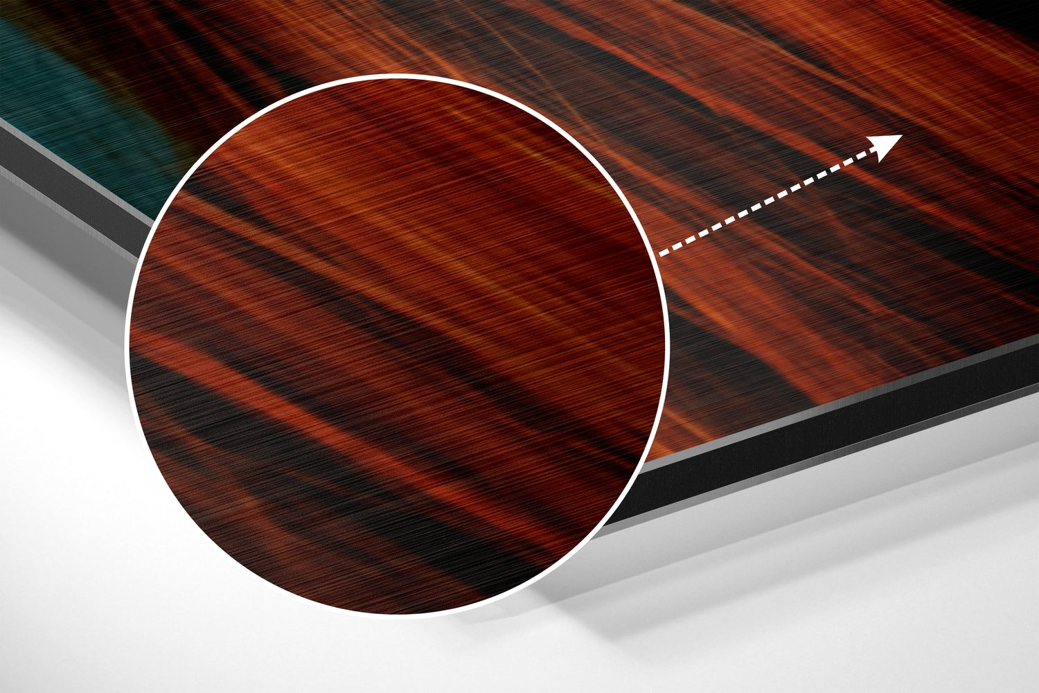 Lollipop Brushed Aluminium Dibond Wall Art