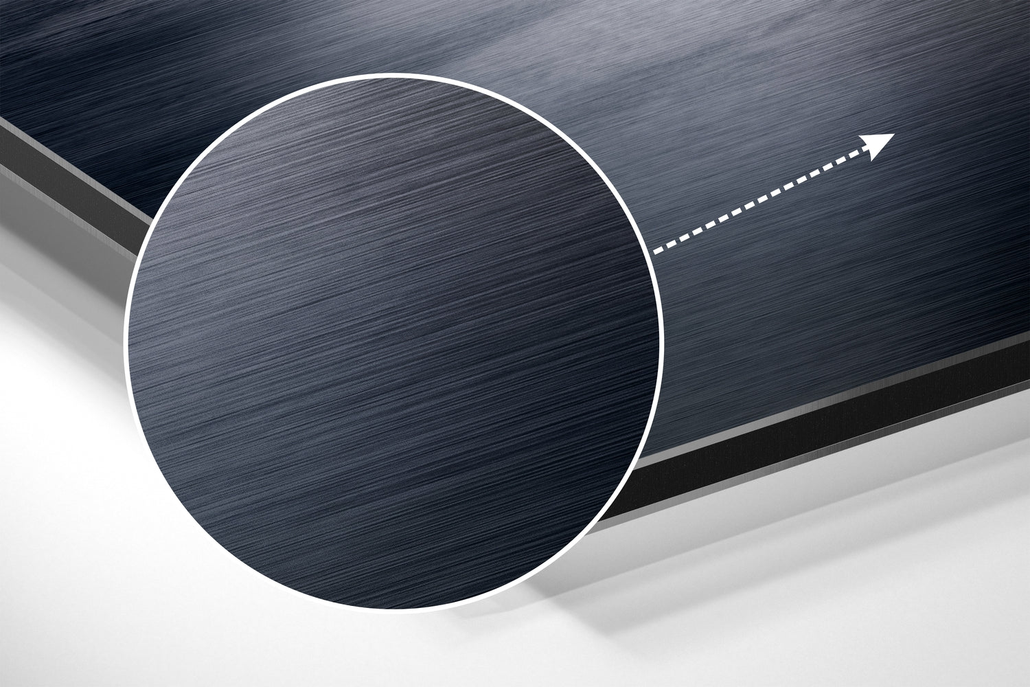 City View Brushed Aluminium Dibond Wall Art