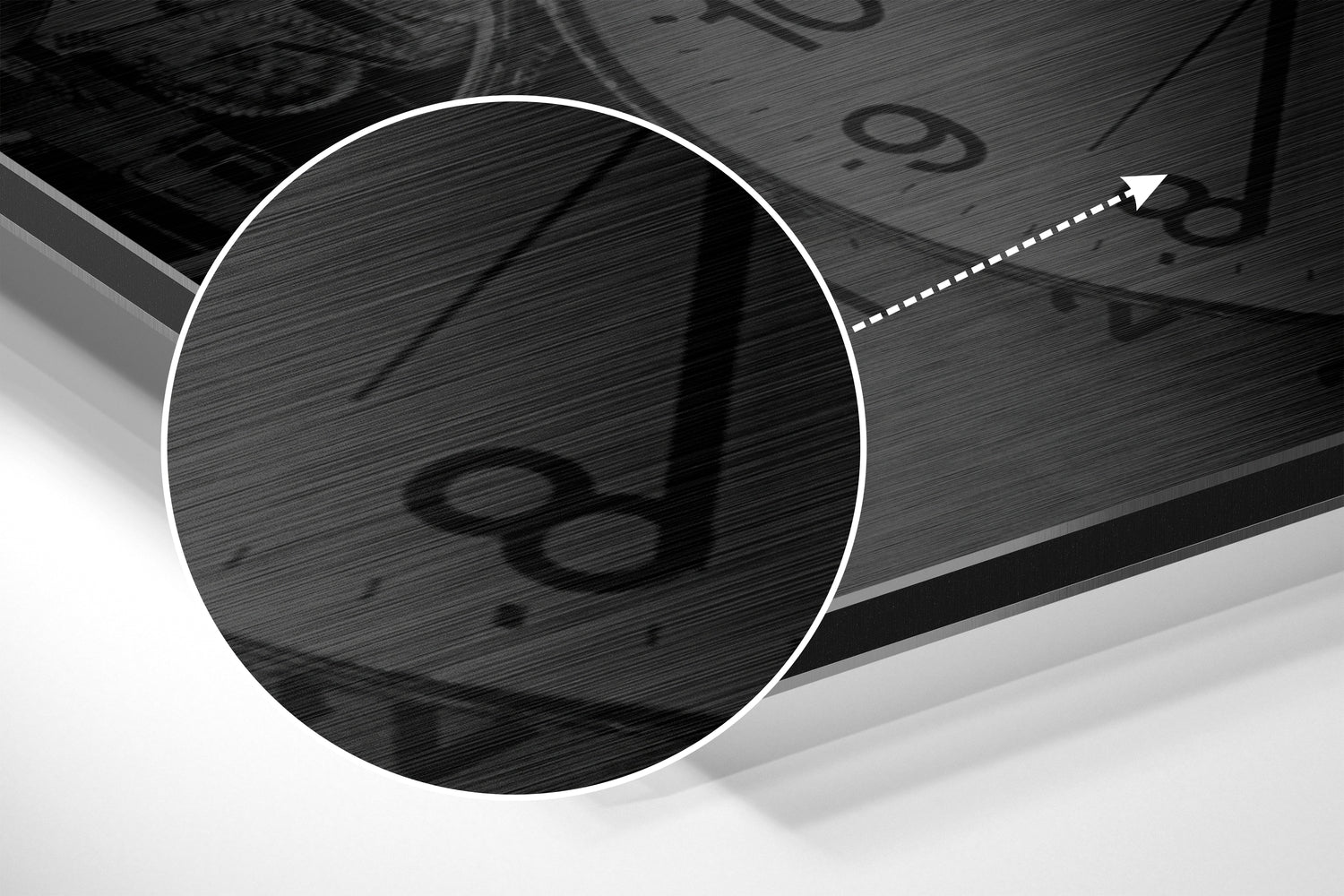 Keep Going Brushed Aluminium Dibond Wall Art
