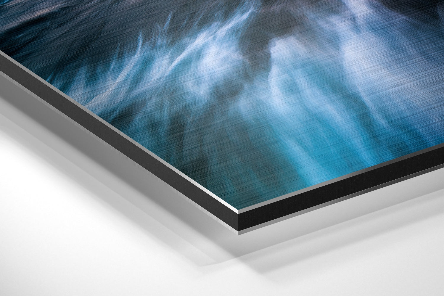 Sunset at Sea Brushed Aluminium Dibond Wall Art