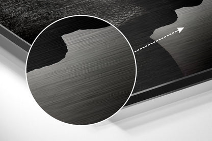 Rhino Brushed Aluminium Dibond Wall Art