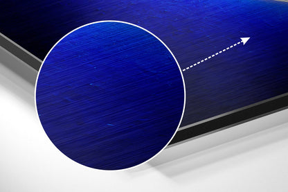 Ring Brushed Aluminium Dibond Wall Art