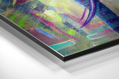 Abstract Elephant Brushed Aluminium Dibond Wall Art
