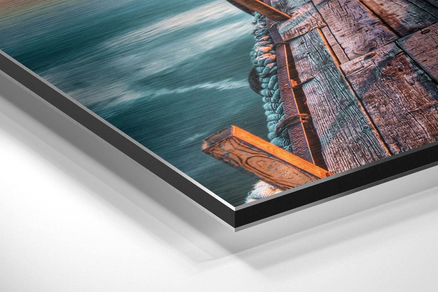 Sunset  Brushed Aluminium Dibond Wall Art