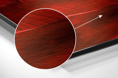 Leaves Brushed Aluminium Dibond Wall Art