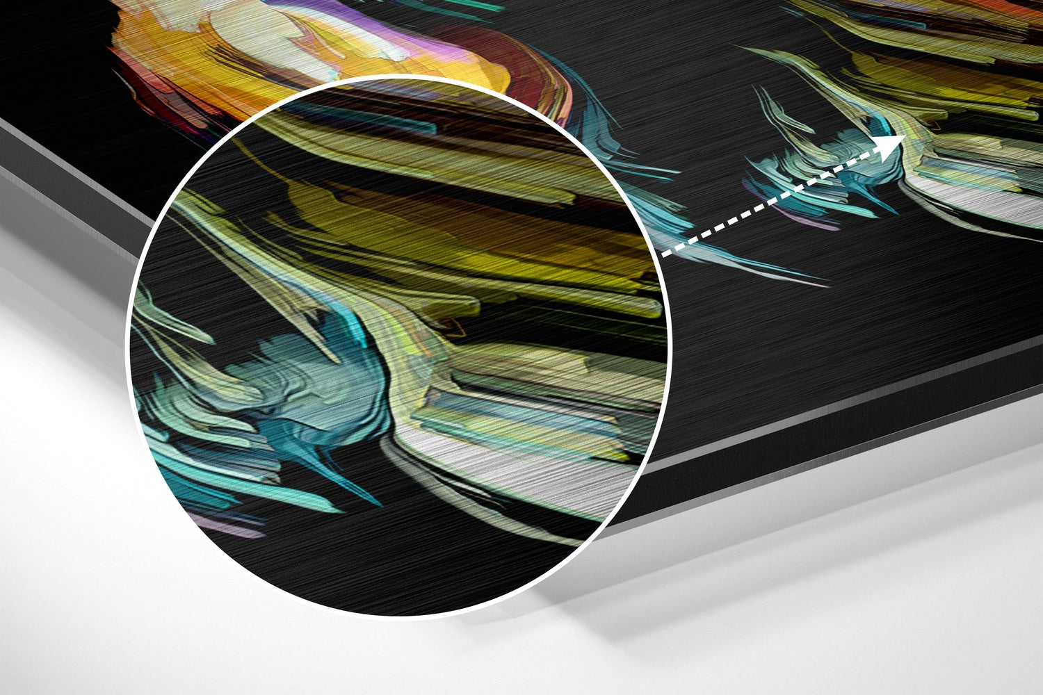 Wild Feelings Brushed Aluminium Dibond Wall Art