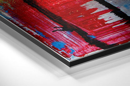 Shadow Flowers Brushed Aluminium Dibond Wall Art