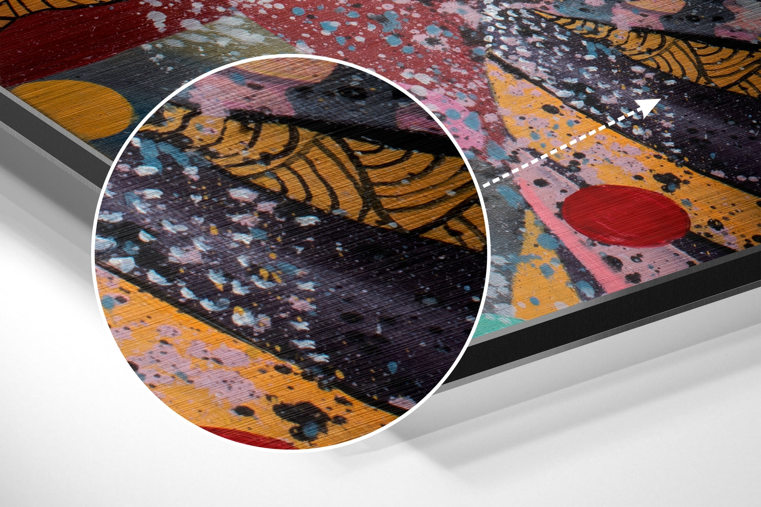 Ssssh Brushed Aluminium Dibond Wall Art