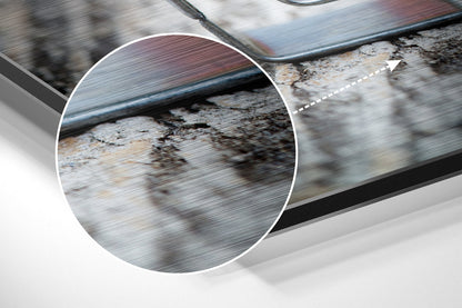 Love  Brushed Aluminium Dibond Wall Art