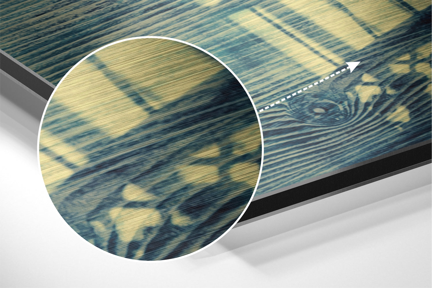 The Cage Brushed Aluminium Dibond Wall Art